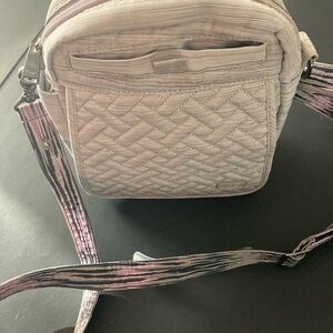 Lug Gray Quilted Crossbody Bag